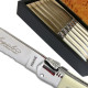 Laguiole steak knives ABS luxury white with micro-serrated-blade