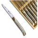 Laguiole steak knives blonde horn handle