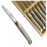 Laguiole steak knives blonde horn handle