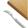 Prestige range Laguiole forks for dessert sandblasted finish