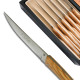 Set 6 Thiers Steak Knives Olive Wood - Image 480