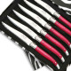 Set of 6 Laguiole steak knives ABS fuchsia - Image 2052