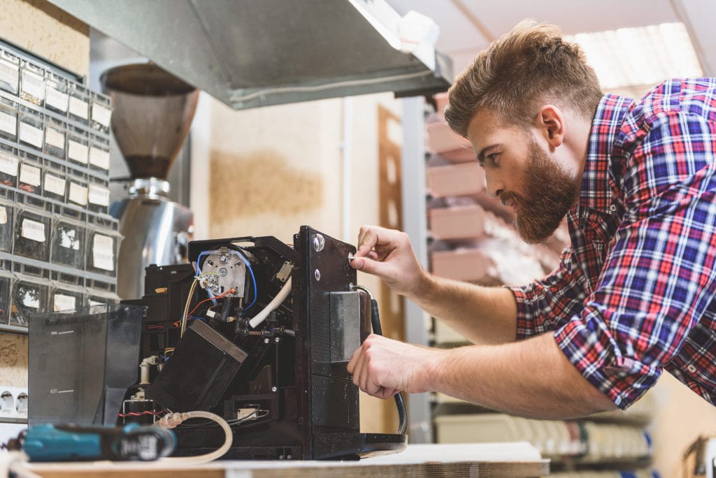 Coffee espresso repair maintenance