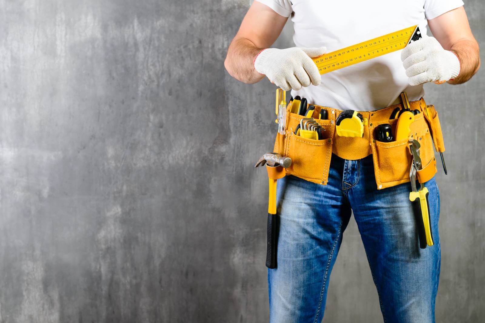 Industrial facility maintenance worker